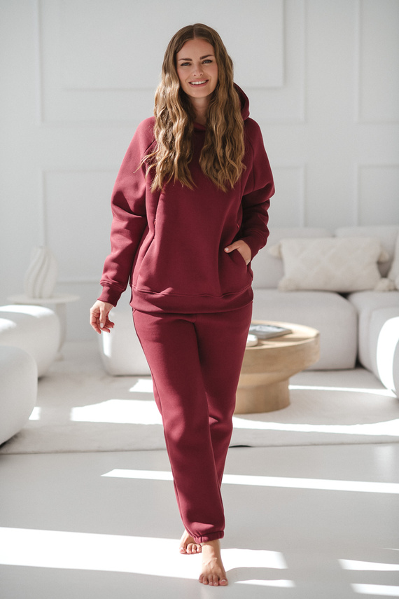 Motherhood Milk&Love bluza do karmienia oversize fioletowy