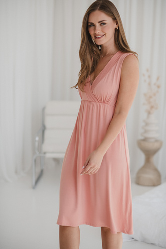 Star Light Koszula nocna ciążowa i do karmienia herbal rose Milk&Love– bambusowa wiskoza | Komfort i kobiecość