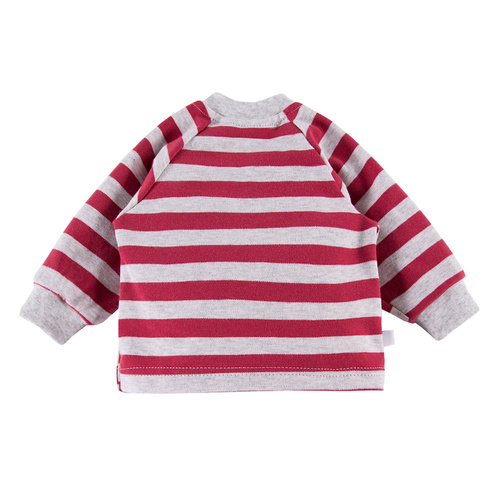 Ancymon Eevi Bluzka niemowlęca 2-pak - szary/czerwony