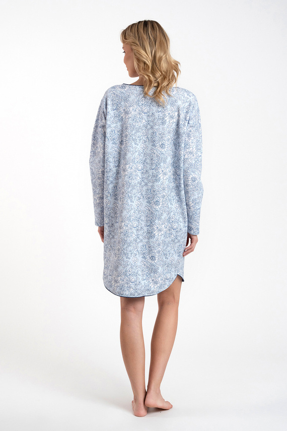 Gracjela koszula nocna Italian Fashion - druk niebieski