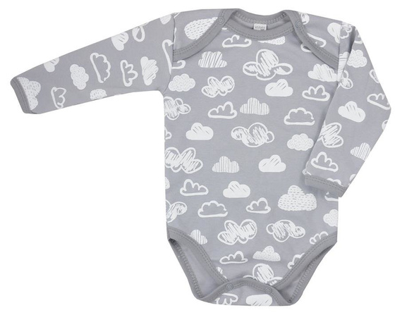 Body niemowlęce "CLOUDS" Koala szare