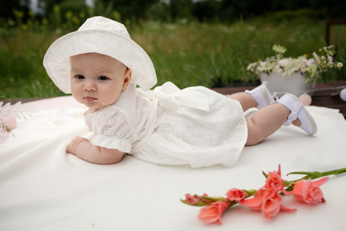 Charlotte Pinokio kapelusz dziewczęcy - ecru