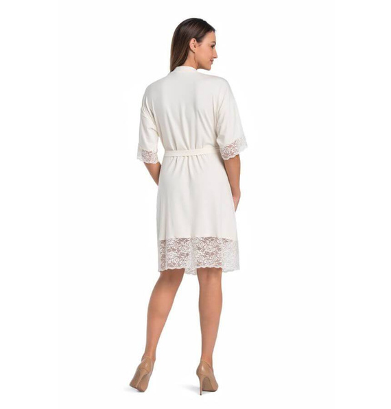 2901 Gloria Szlafrok damski Teyli - ecru