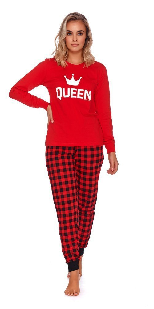 9748 Piżama Damska Doctor Nap - red