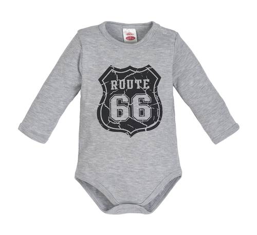 Body z długim rękawem "ROUTE" Makoma musztardowy