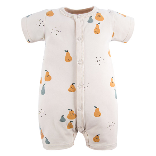 Pearfect Eevi Rampers niemowlęcy - ecru druk