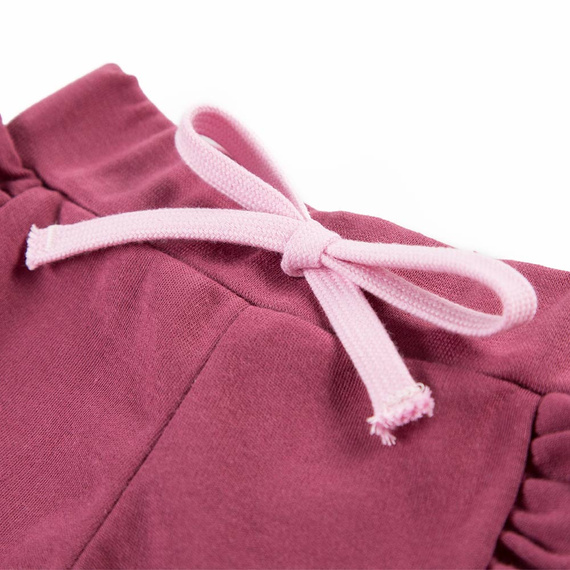 Nature Ewa Klucze Szorty z wiązaniem - bordo