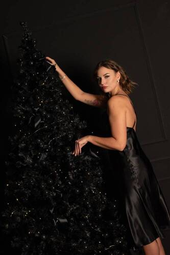 732 Brianna Koszula damska De Lafense - czarny