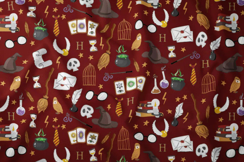 3503 B Kraina Snów Pościel dziecięca bawełniana czary mary Karo