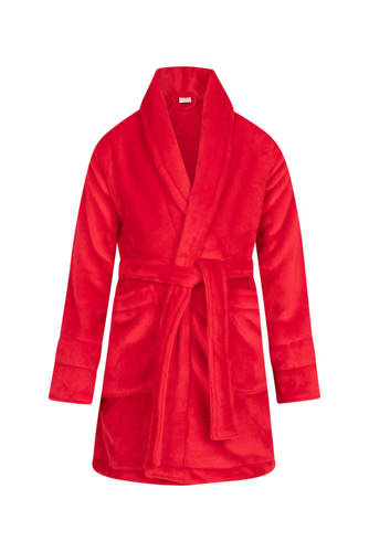 Calido Szlafrok dziecięcy polarowy ByShelly - czerwony