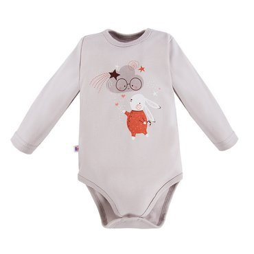 Mellow Ewa Klucze Body z długim rękawem - szary