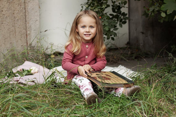 "ROSES" MakomaTunika dla dziewczynki bordowy