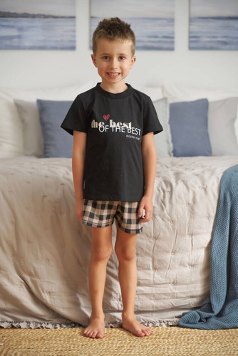 Piżama dziecięca 5343 Unisex Doctor Nap - black