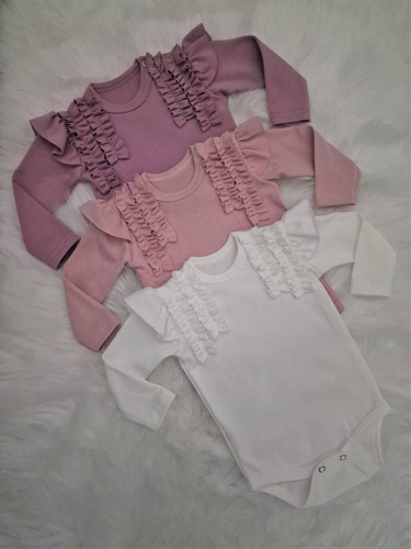 Maja Bambarillo Body z długim rękawem wrzosowy