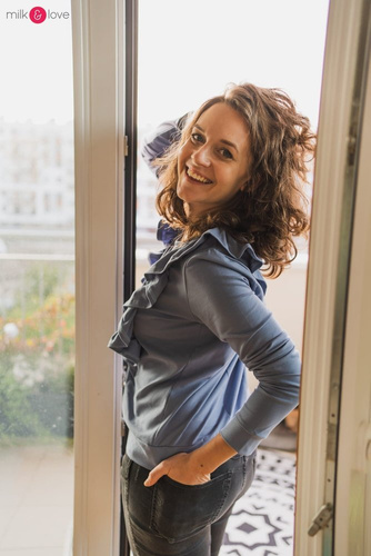 Milky Waves Milk&Love Bluzka do karmienia czarny