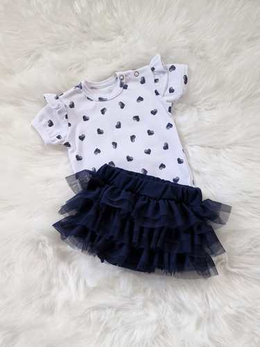 Bloomers Bambarillo ze spódniczką tiulową granatowy