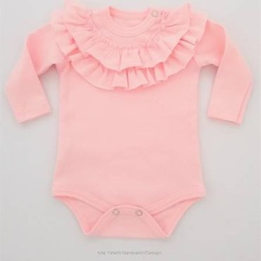 Cała Ja Bambarillo Body z długim rękawem różowy