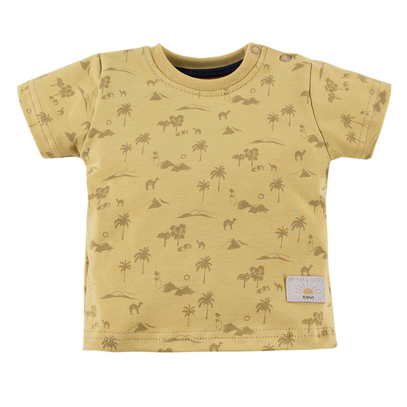 Sahara Eevi T-shirt chłopięcy - żółty