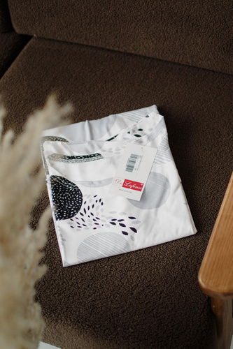 860 Amelia Koszula nocna De Lafense – krótki rękaw, miękka wiskoza - szary