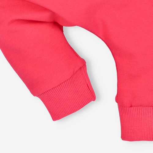 ABN-3027/KOR Ocean Spodnie dresowe z bawełny organicznej Nini różowy