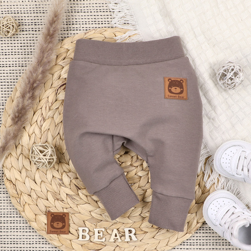 ABN-5361/CZE Sweet Bear Spodnie dresowe z bawełny organicznej Nini