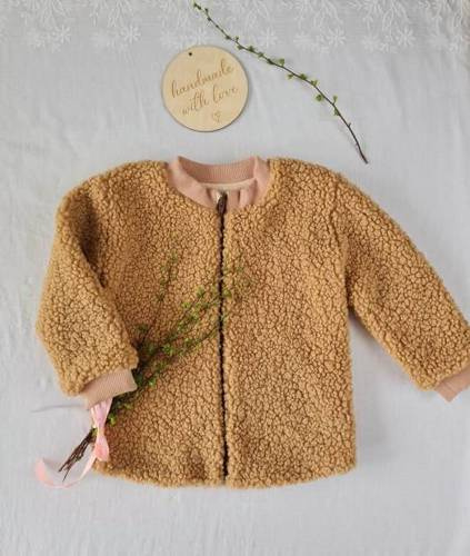 3435 Sophie Marija Futerko baranek - ciemny beż