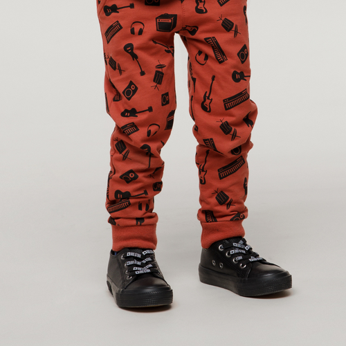 Lets Rock Pinokio Leginsy niemowlęce - czerwony