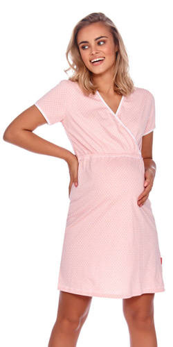 9394 Koszula ciążowa i do karmienia Doctor Nap - sweet pink