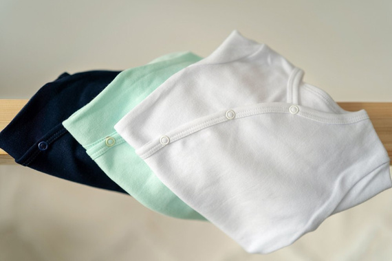 2010 Rozpinane body z długim rękawem Miracle - mięta