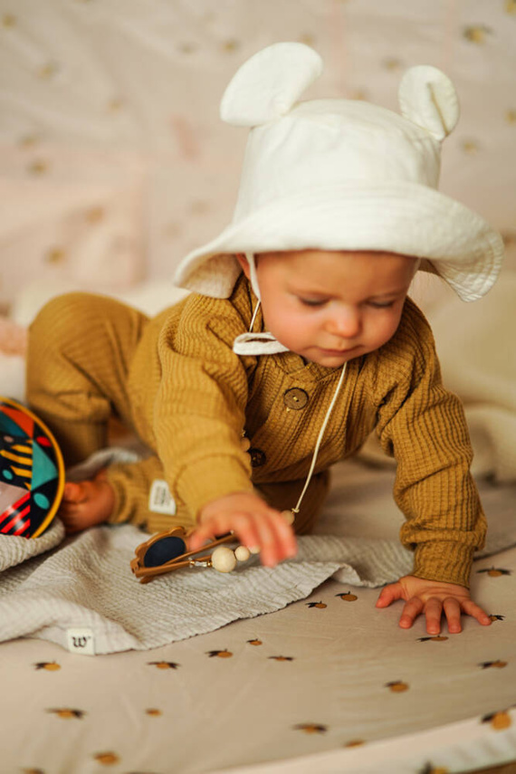 "Natural Waffel" Makoma Bluza camel