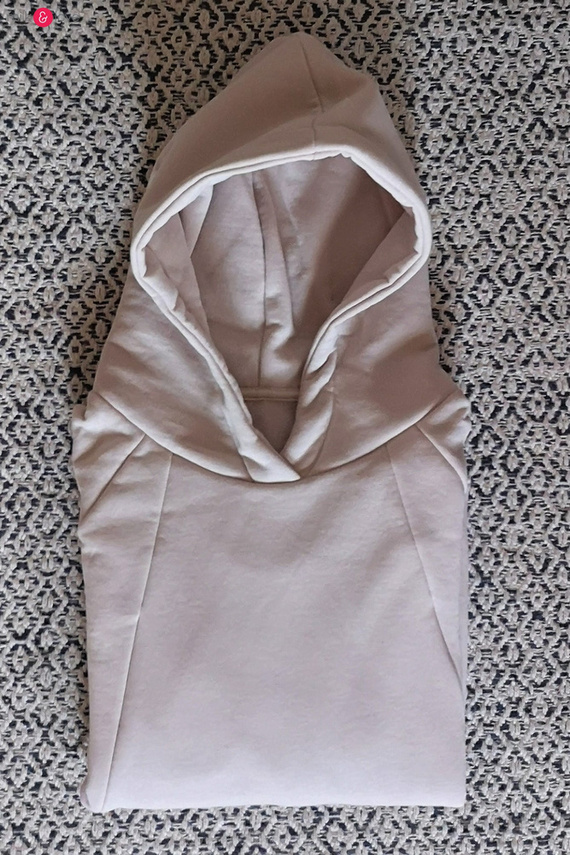 Motherhood Milk&Love bluza do karmienia oversize jasny beż