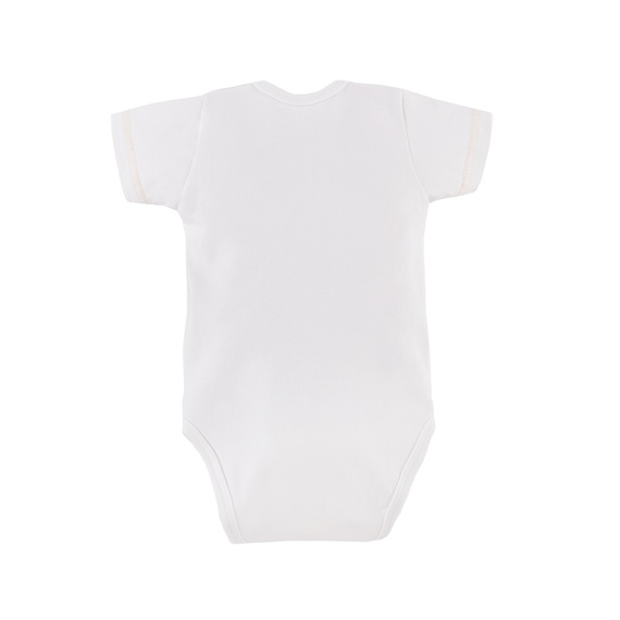 Daisy Eevi Body dziecięce z krótkim rękawem - biały