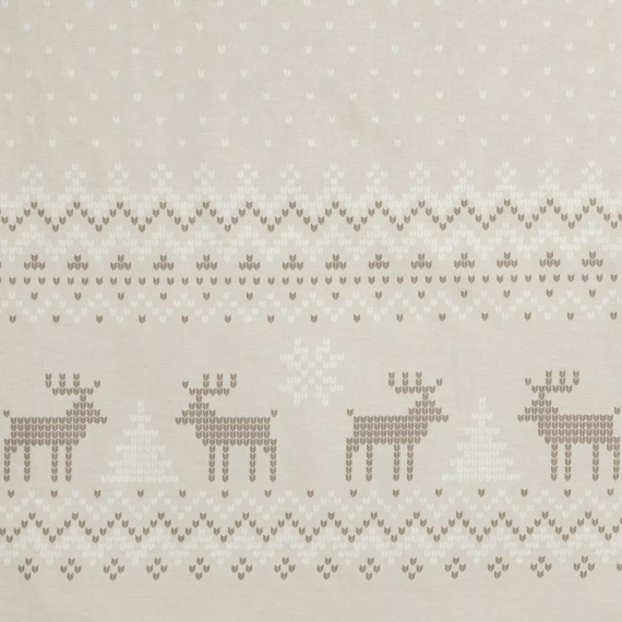 Luke Pościel świąteczna Eurofirany beżowy – bawełna ranforce, dwustronna