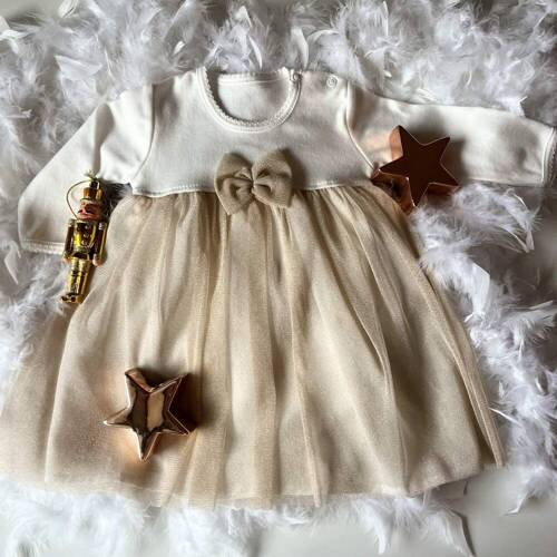 SB03 Merry Christmas Mamatti Sukienkobody - ecru