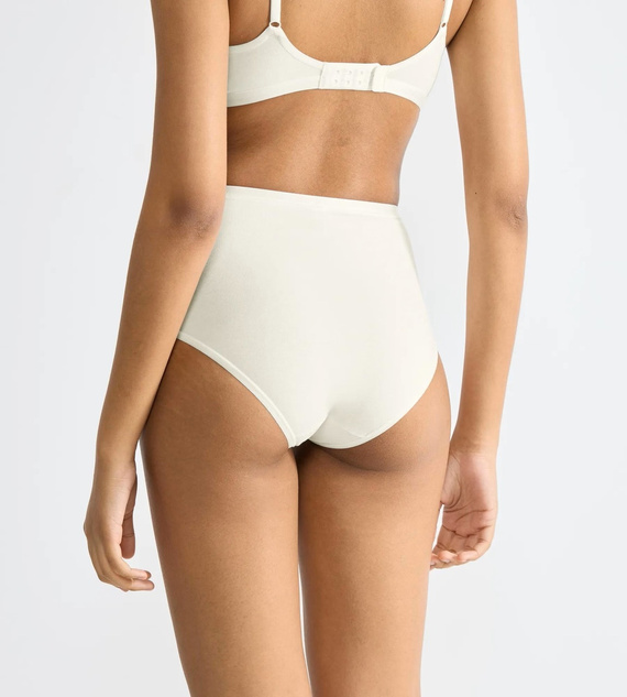 Go Daily Cotton Highwaist Figi Damskie Sloggi - silk white