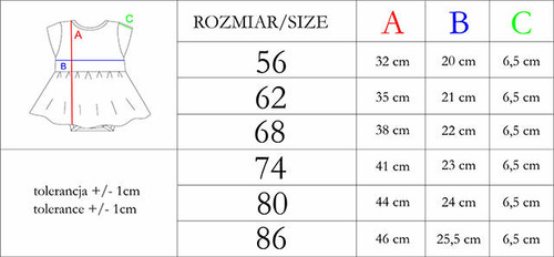 Sukienko-body 186159 Tukan Nicol