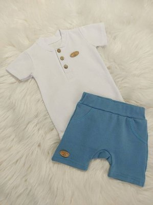 Mieszko Bambarillo szorty niemowlęce niebieski