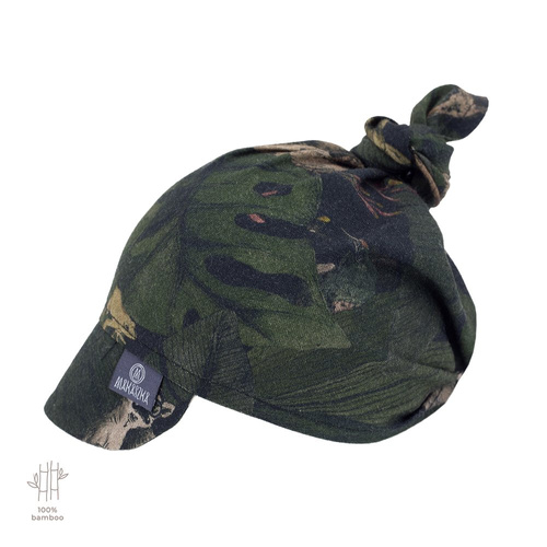 Chustka z daszkiem na gumce 100% Bamboo Fairies - Makaszka