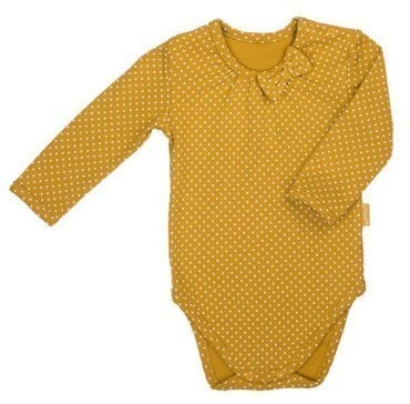 Body z długim rękawem 176099 "Michalina" Nicol - musztardowy