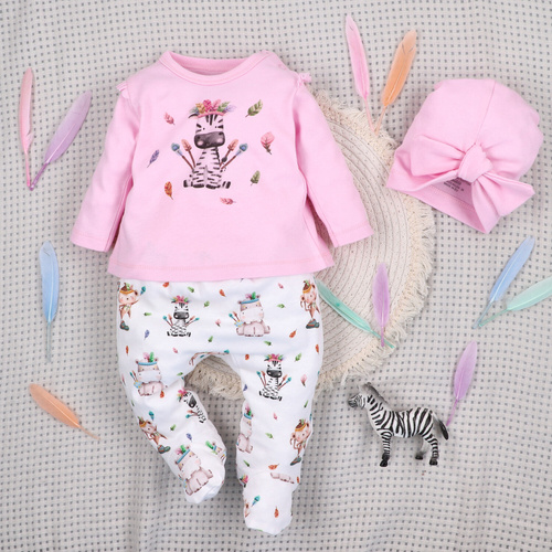 ABN-5542 Półśpiochy niemowlęce Happy Animals Nini z bawełny organicznej – komfort, bezpieczeństwo, ekologiczne