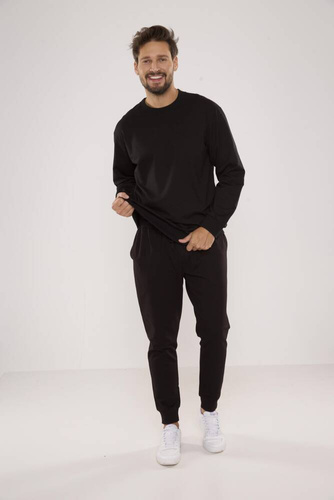 728 Just Bluza męska dresowa Forex - czarny