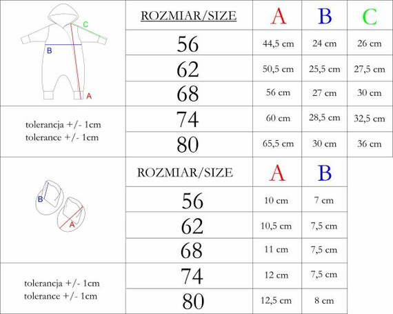 216271 Lala Nicol Pajacyk dresowy z podszewką
