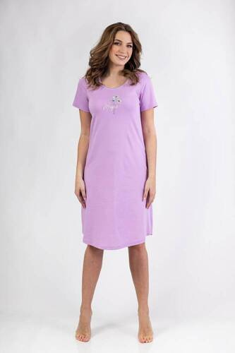 154 Koszula nocna  Regina -fioletowy