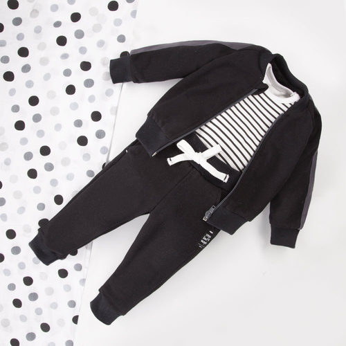 Magic Ewa Klucze Dres dla chłopca, komplet - czarny 