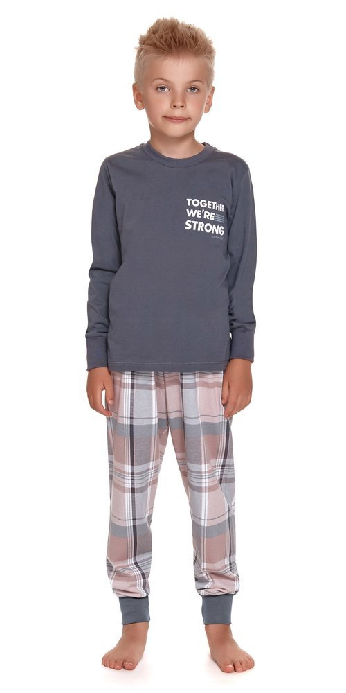 Piżama dziecięca 4311 Unisex  Doctor Nap - graphite 