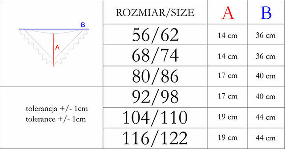 201056 Oli Nicol Apaszka chustka niemowlęca