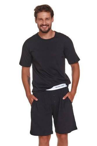 4332 Piżama Męska Doctor Nap - black