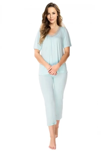 86598 Vivien Summer Piżama damska Mewa miętowy