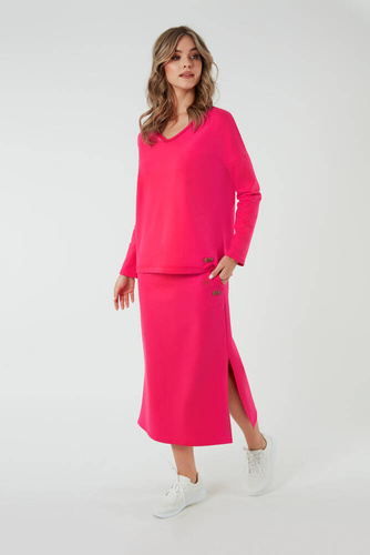 Stella spódnica damska maxi Italian Fashion - fuksja