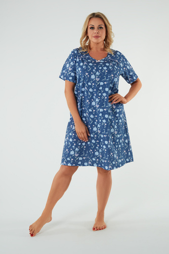 Agalia koszula nocna, krótki rękaw Italian Fashion - druk